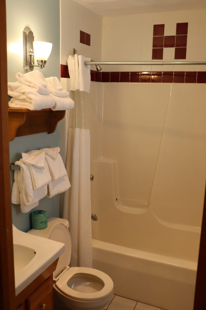 Deluxe room bathroom