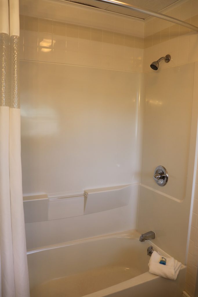 Standard room bathroom shower